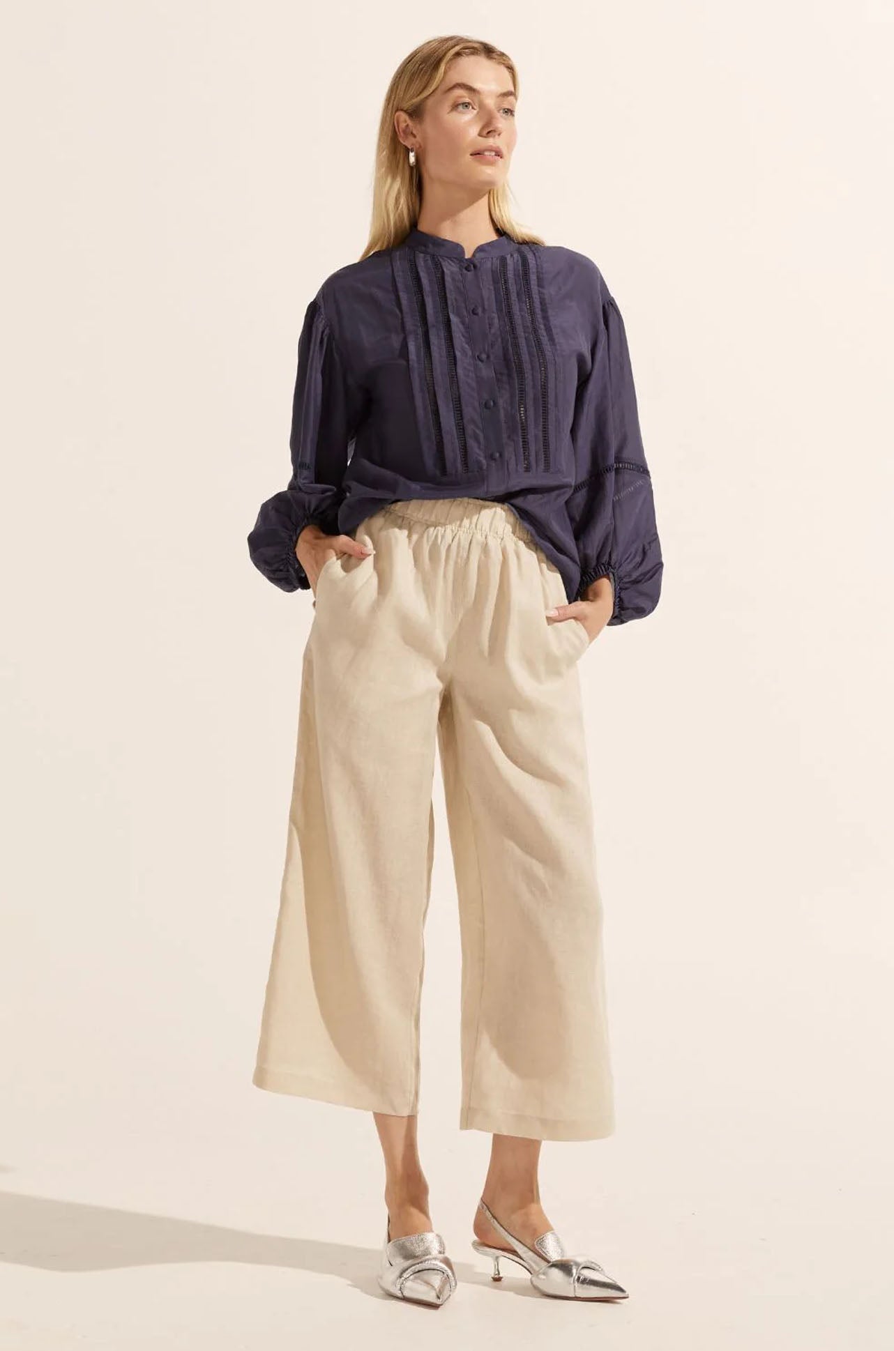 zoe kratzmann - wattage pant in pebble