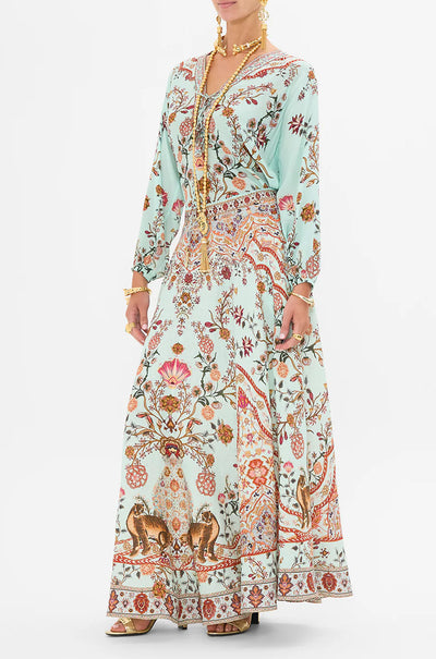 Camilla - Weaving Worlds Lace Up Blouse