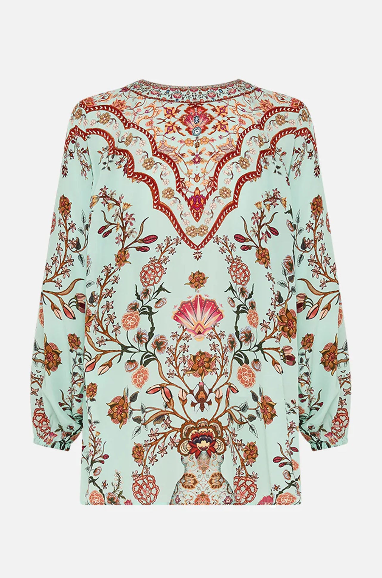 Camilla - Weaving Worlds Lace Up Blouse