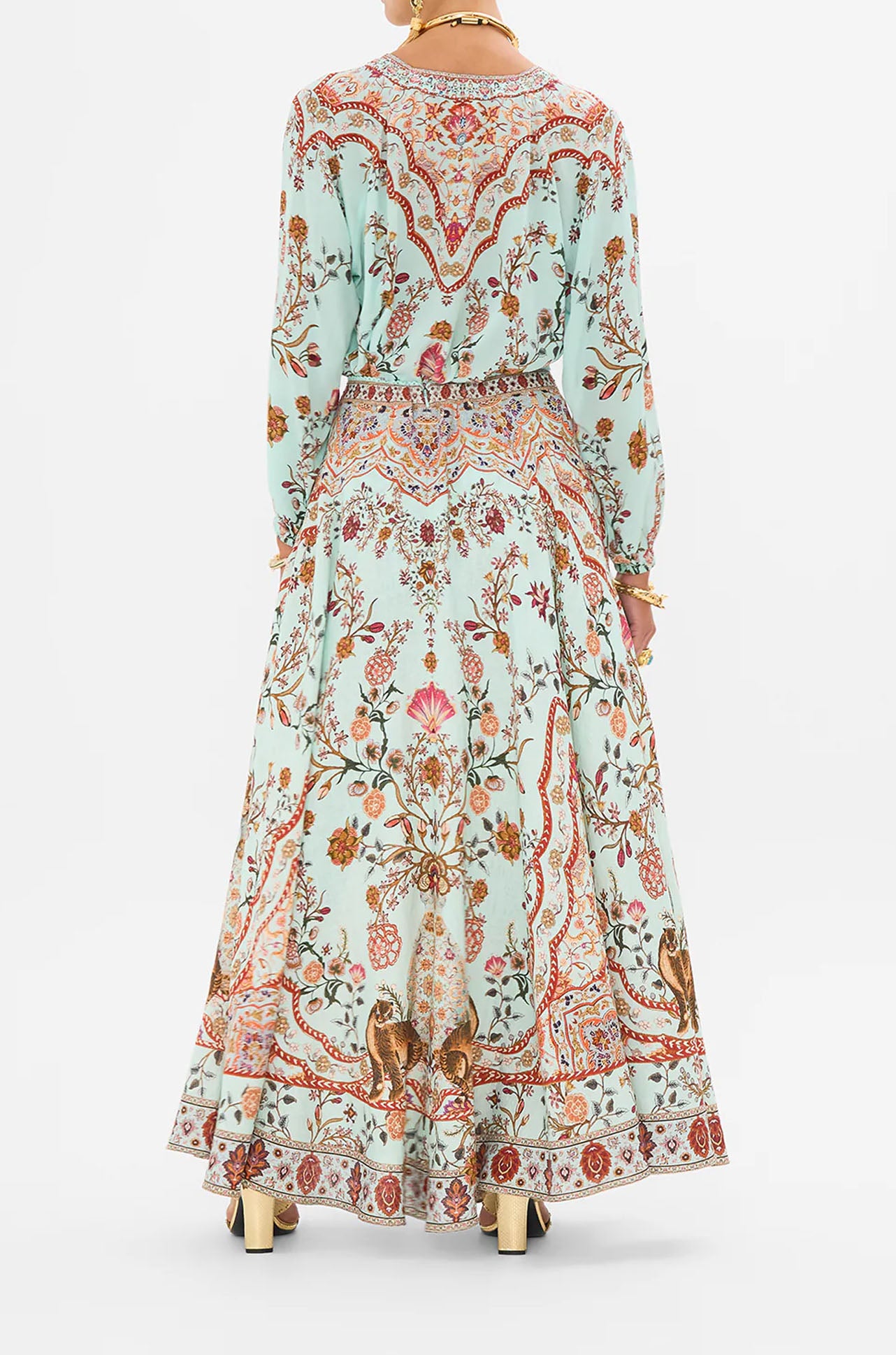 Camilla - Weaving Worlds Lace Up Blouse