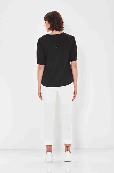 Verge - Acrobat Brilliance Top in Black