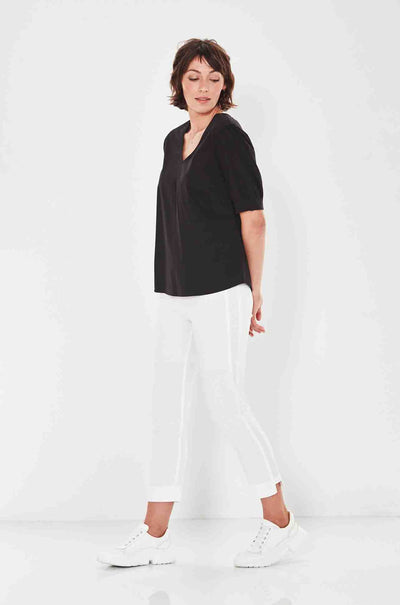 Verge - Acrobat Brilliance Top in Black