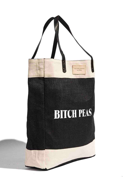 The Cool Hunter Market Bags - Bitch Peas Black Market Bag