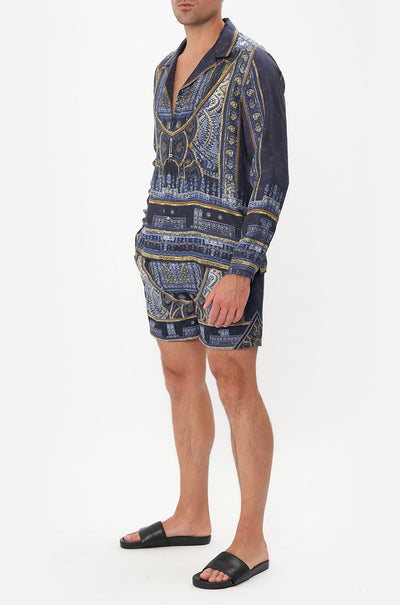 Camilla - Forever Family Long Sleeve Camp Collared Shirt