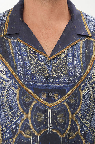 Camilla - Forever Family Long Sleeve Camp Collared Shirt