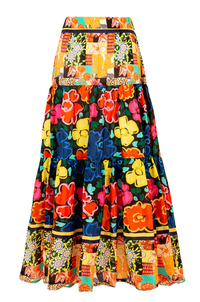 Curate - Once And Floral Long Heart Skirt