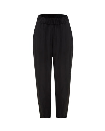 Mela_Purdie_Soft_Capri_Mache_Pant_Bottom_Navy_Black_White_www.zambezee.com.au