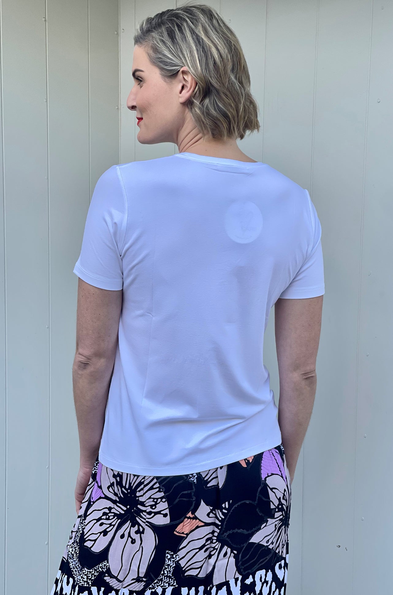 Faber - Flower Print Tee