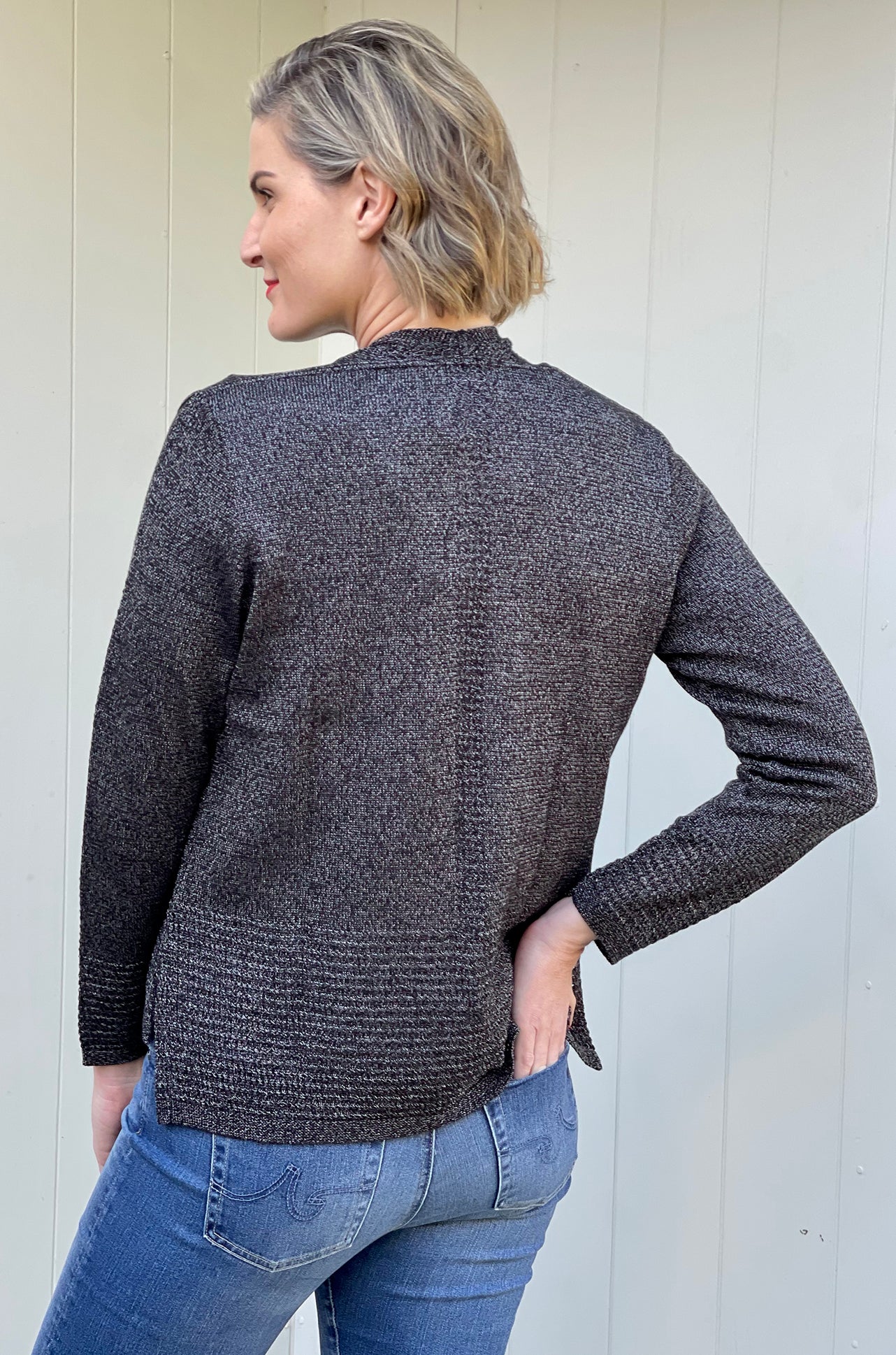 Faber - Open Front Knit Cardi