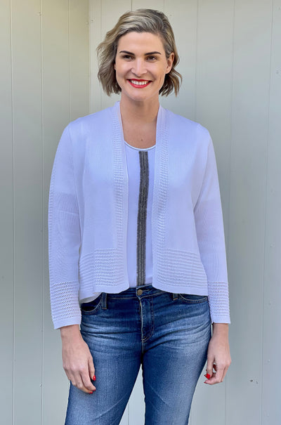 Faber - Open Front Knit Cardi