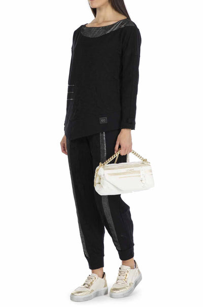 Elisa Cavaletti - Foil Trim Top