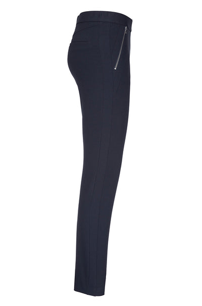 Gardeur - Slim Stretch Pull On Pant w/ Zip Pockets in Ink