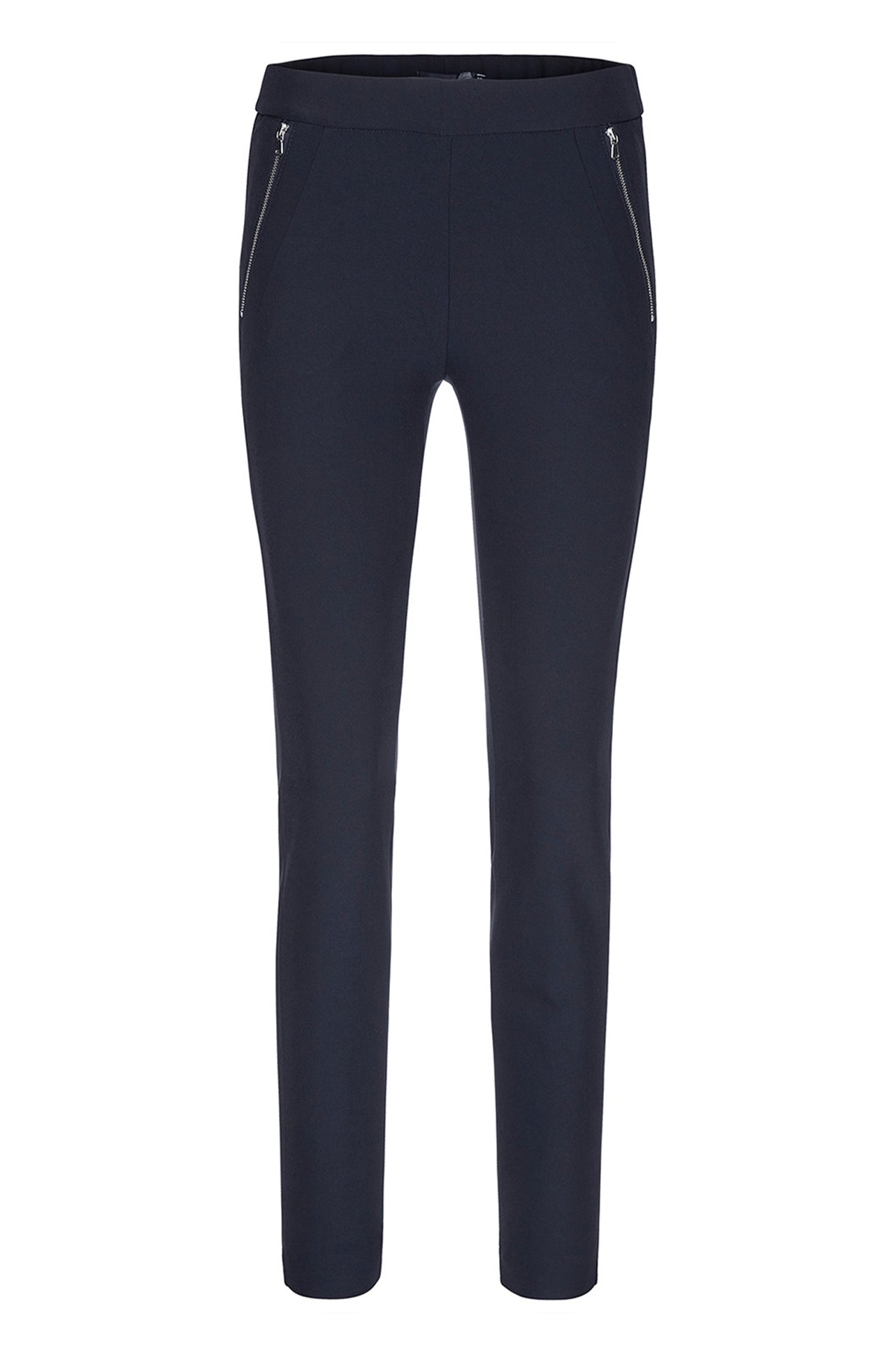 Gardeur - Slim Stretch Pull On Pant w/ Zip Pockets in Ink