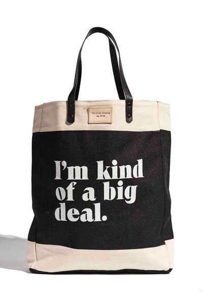 The Cool Hunter Market Bags - Im Kind Of A Big Deal Black Market Bag