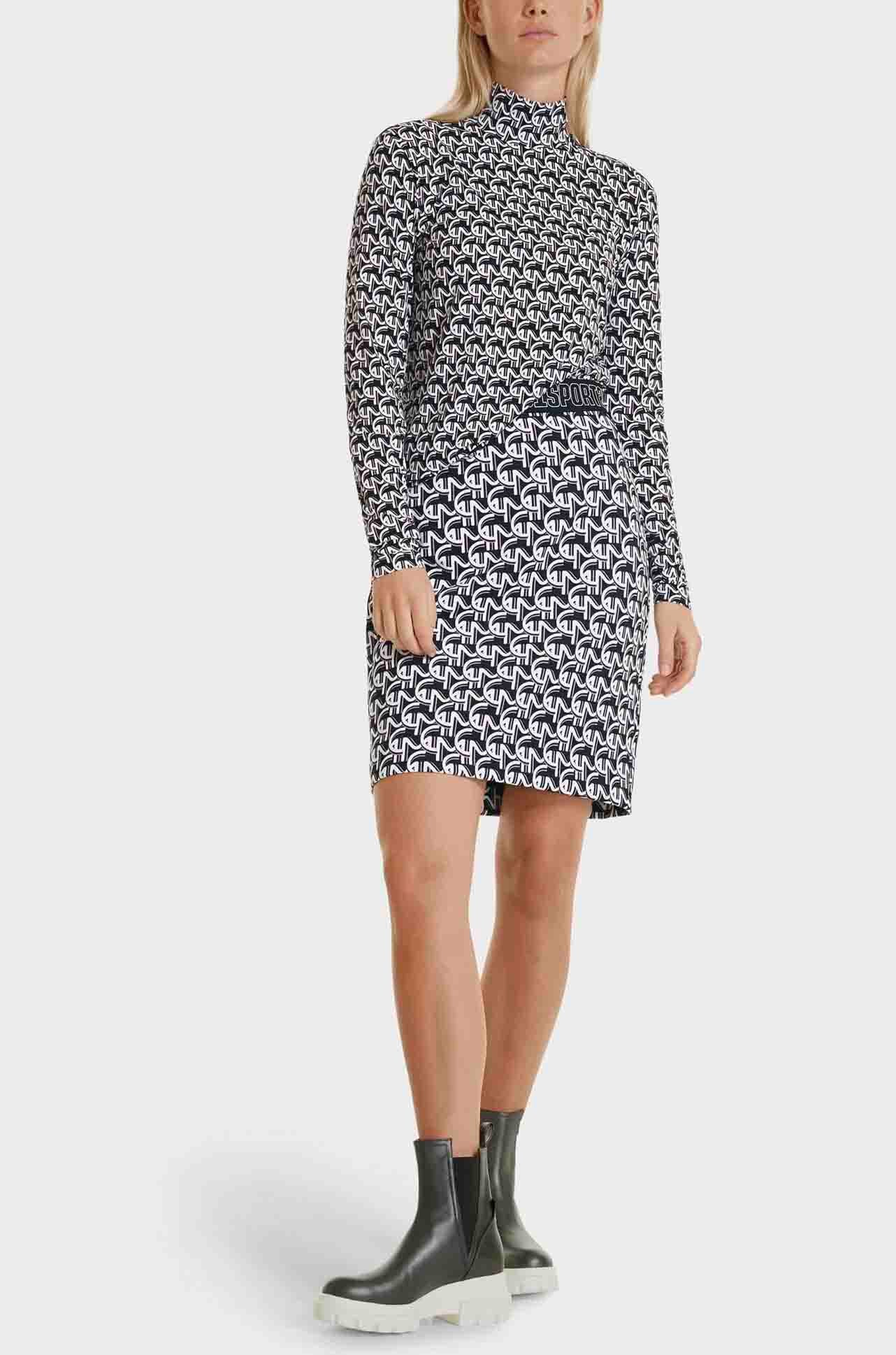 Marc Cain - High Neck Print T-Shirt