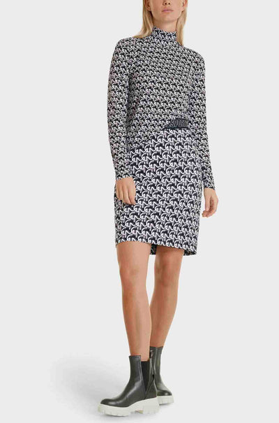 Marc Cain - High Neck Print T-Shirt