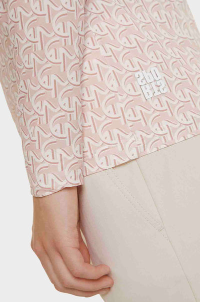 Marc Cain - High Neck Print T-Shirt