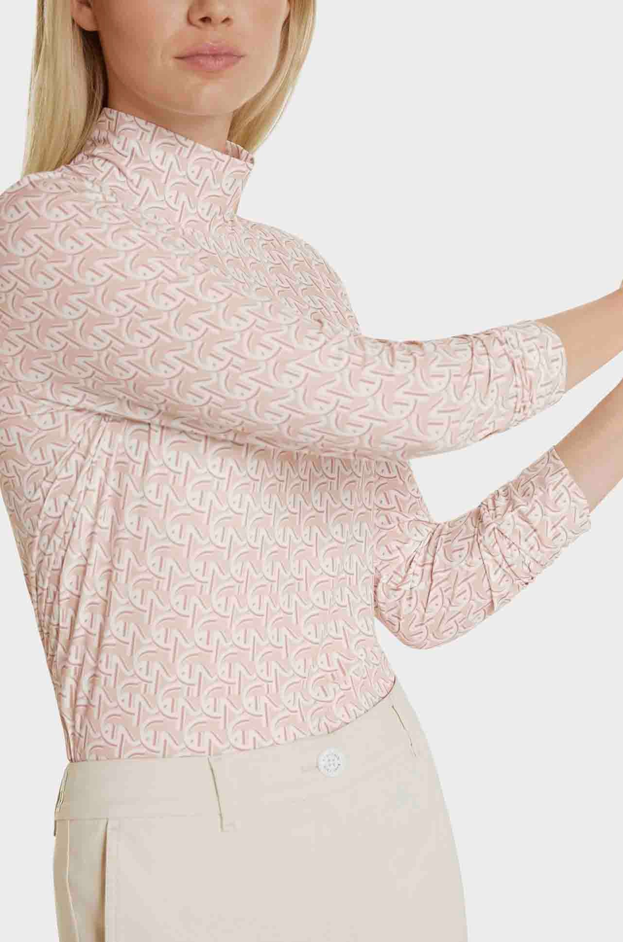 Marc Cain - High Neck Print T-Shirt