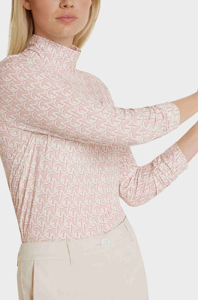 Marc Cain - High Neck Print T-Shirt
