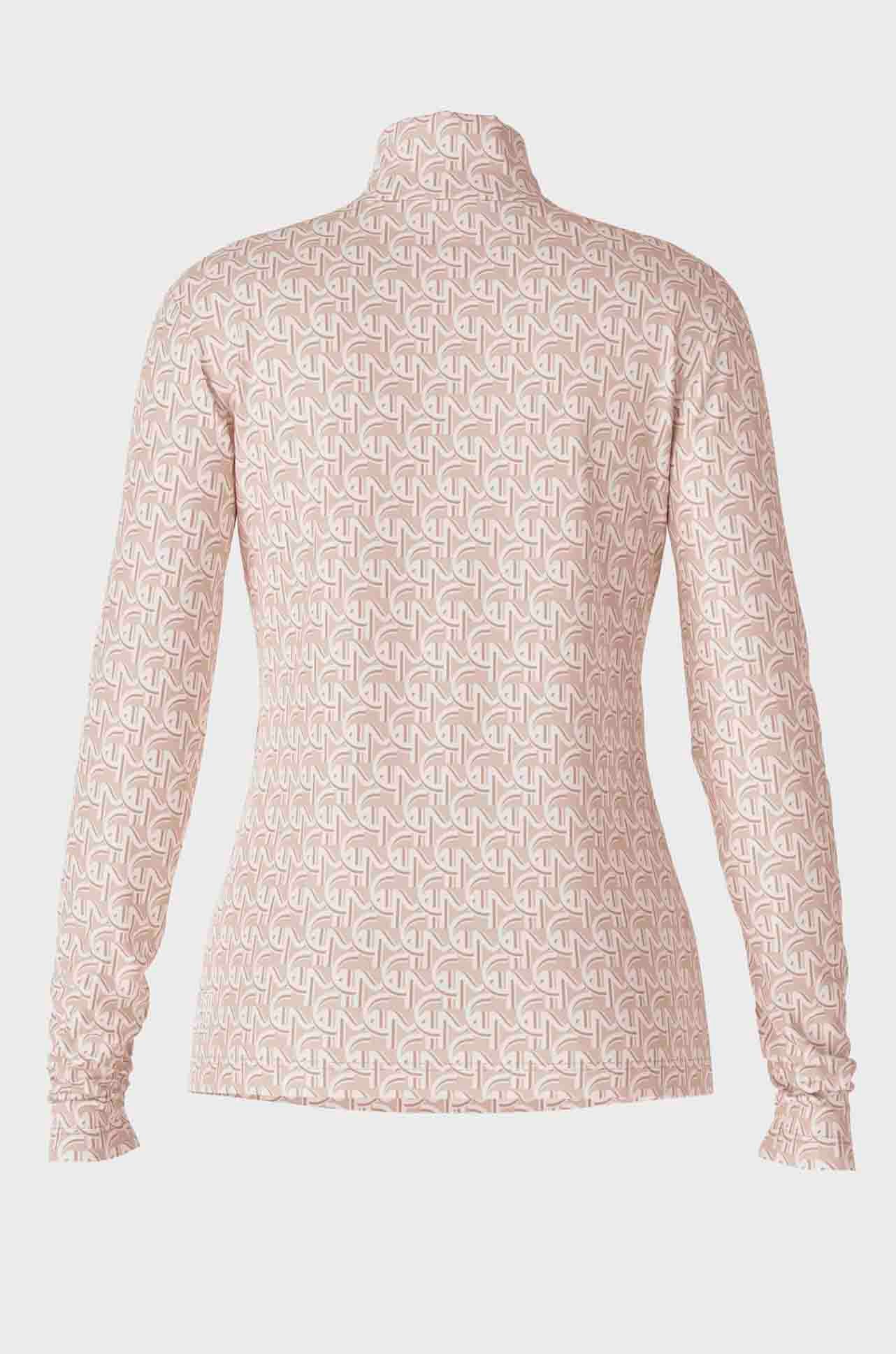 Marc Cain - High Neck Print T-Shirt