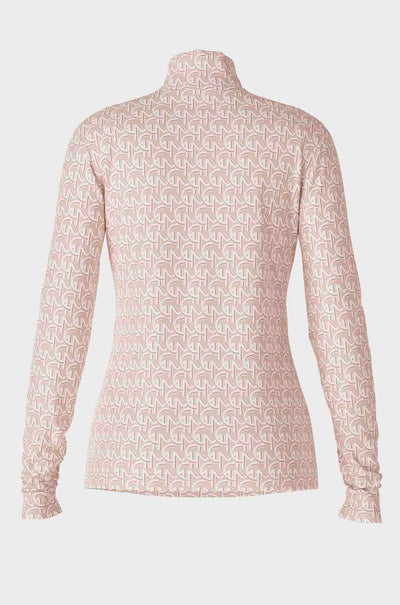 Marc Cain - High Neck Print T-Shirt
