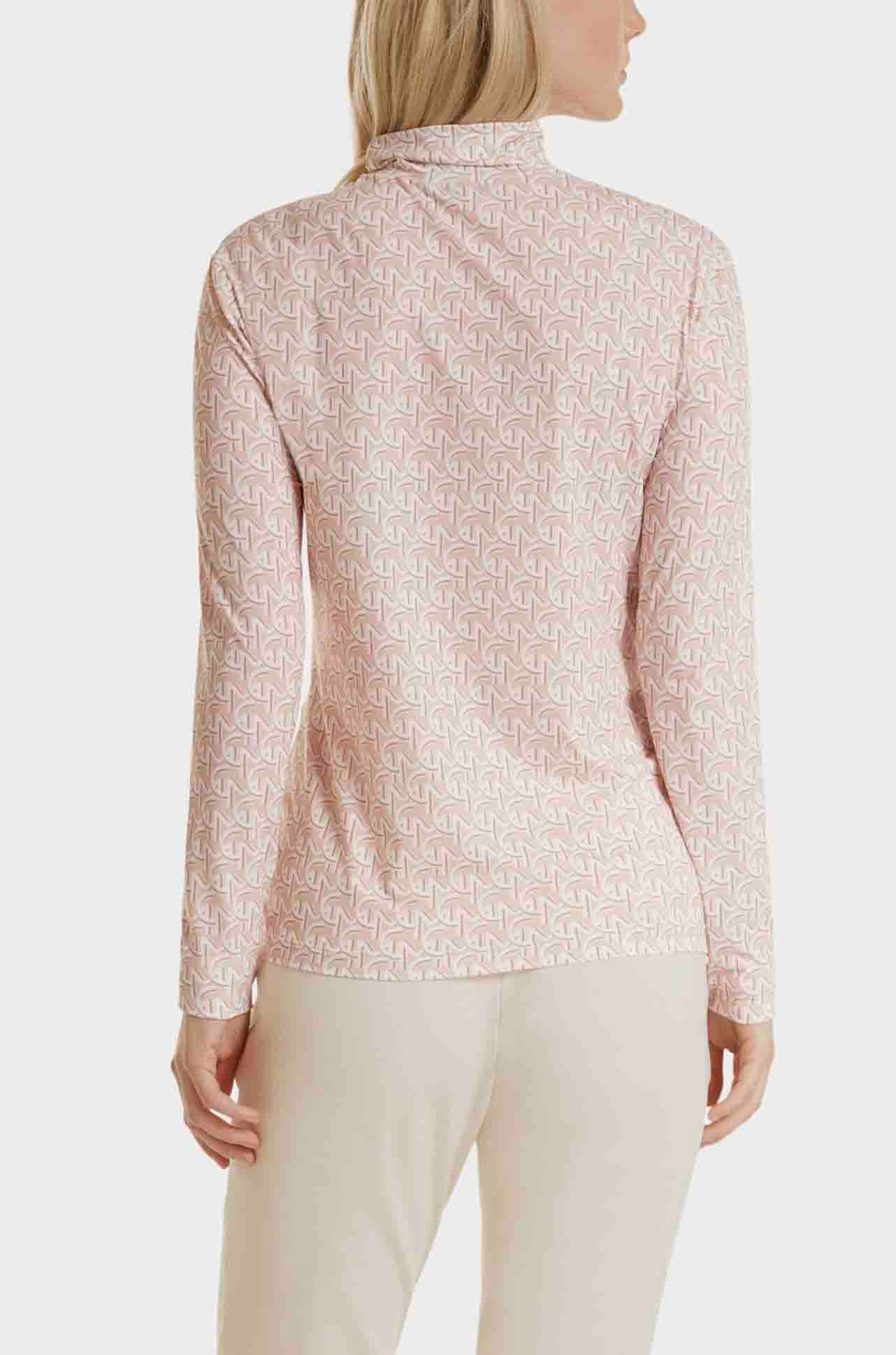 Marc Cain - High Neck Print T-Shirt