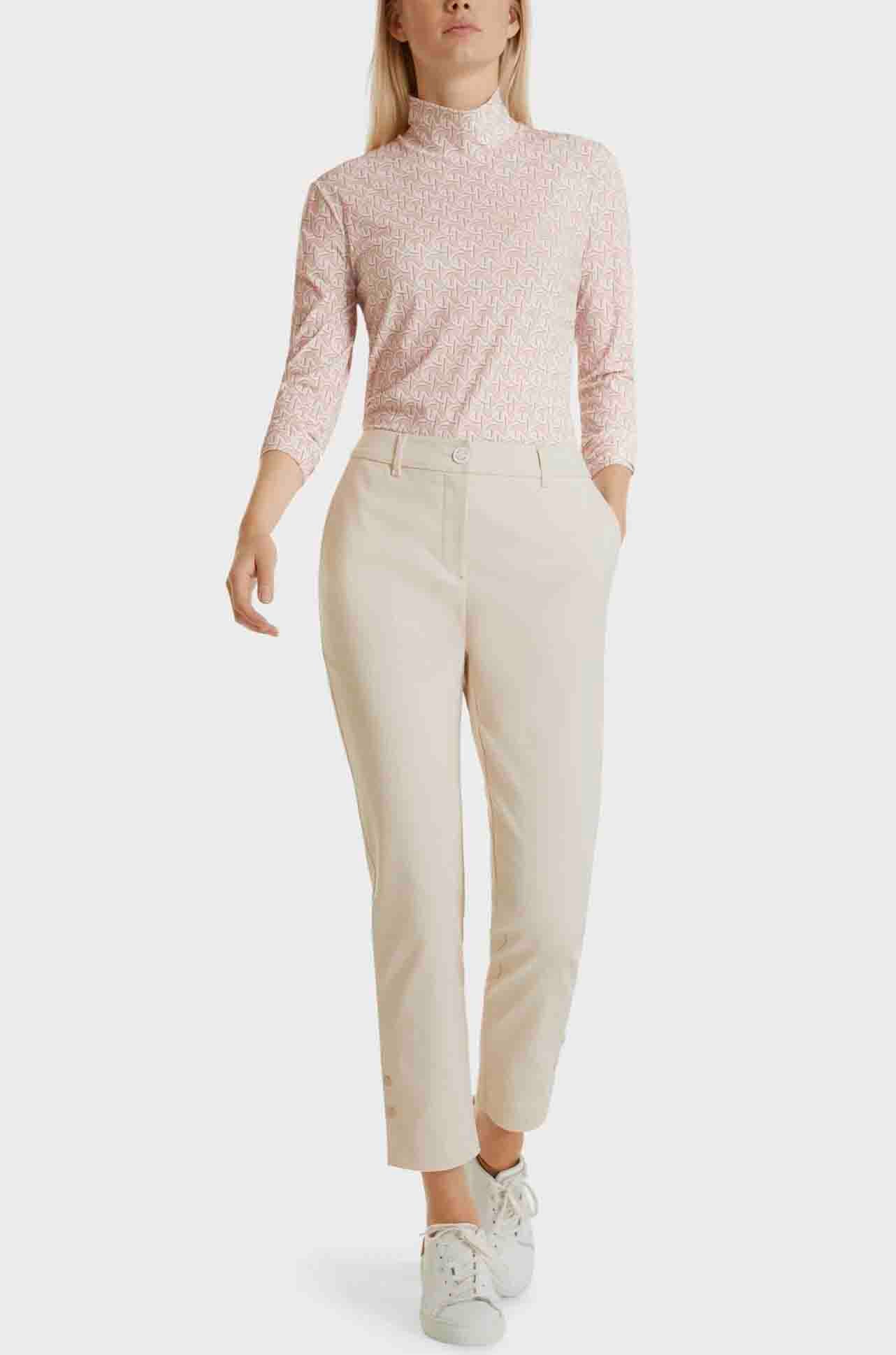 Marc Cain - High Neck Print T-Shirt