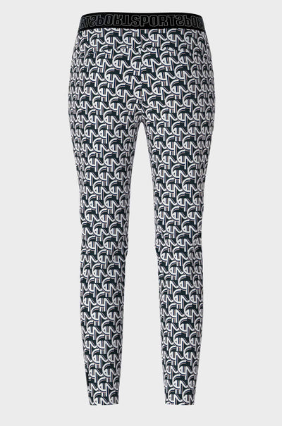 Marc Cain - Logo Print Waistband Pant