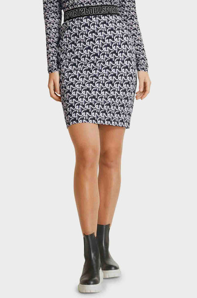 Marc Cain - Logo Waistband Skirt