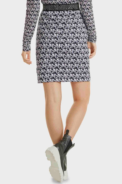 Marc Cain - Logo Waistband Skirt