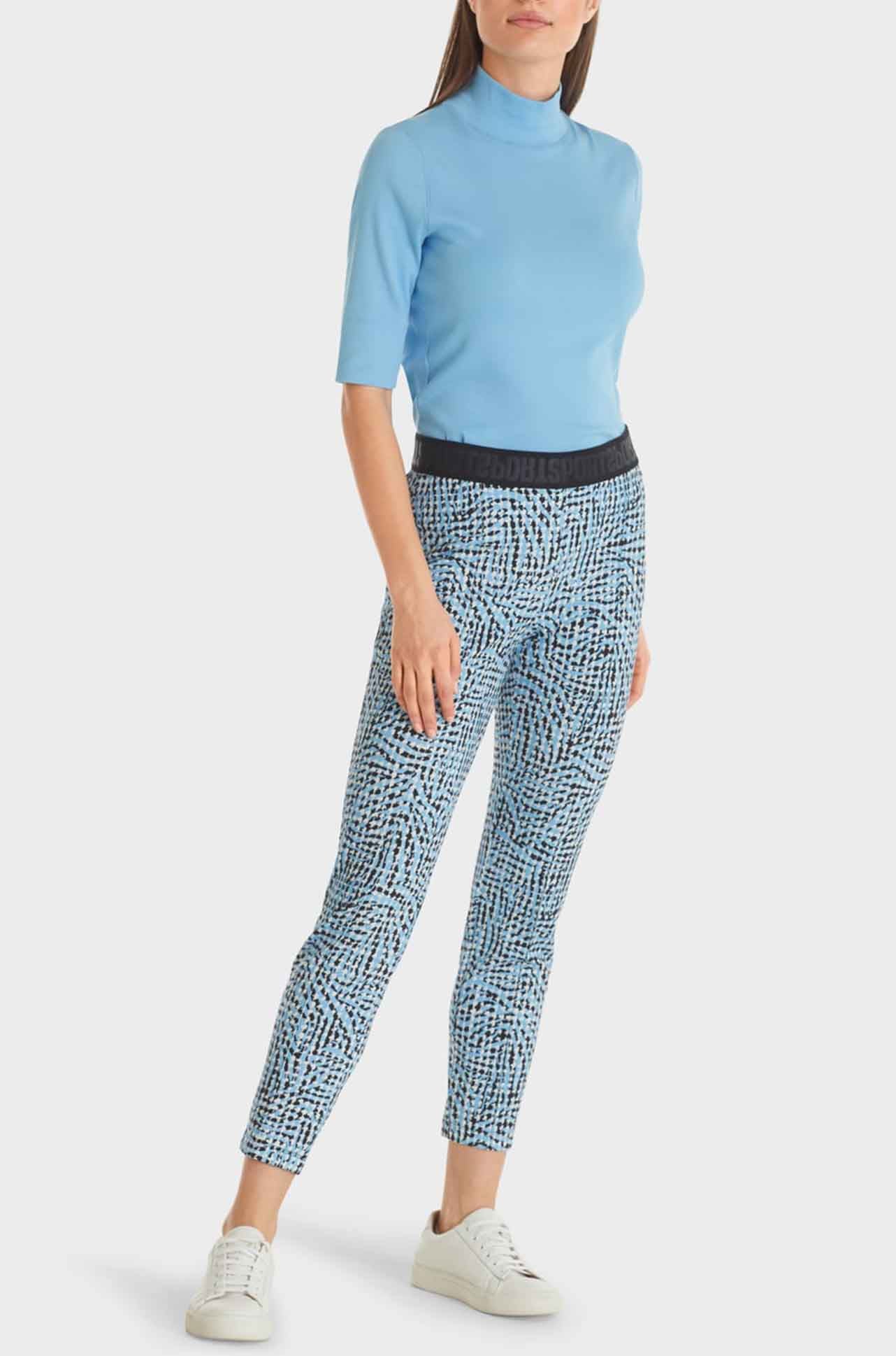 Marc Cain - Pepita Pattern Stretch Scuba Pant