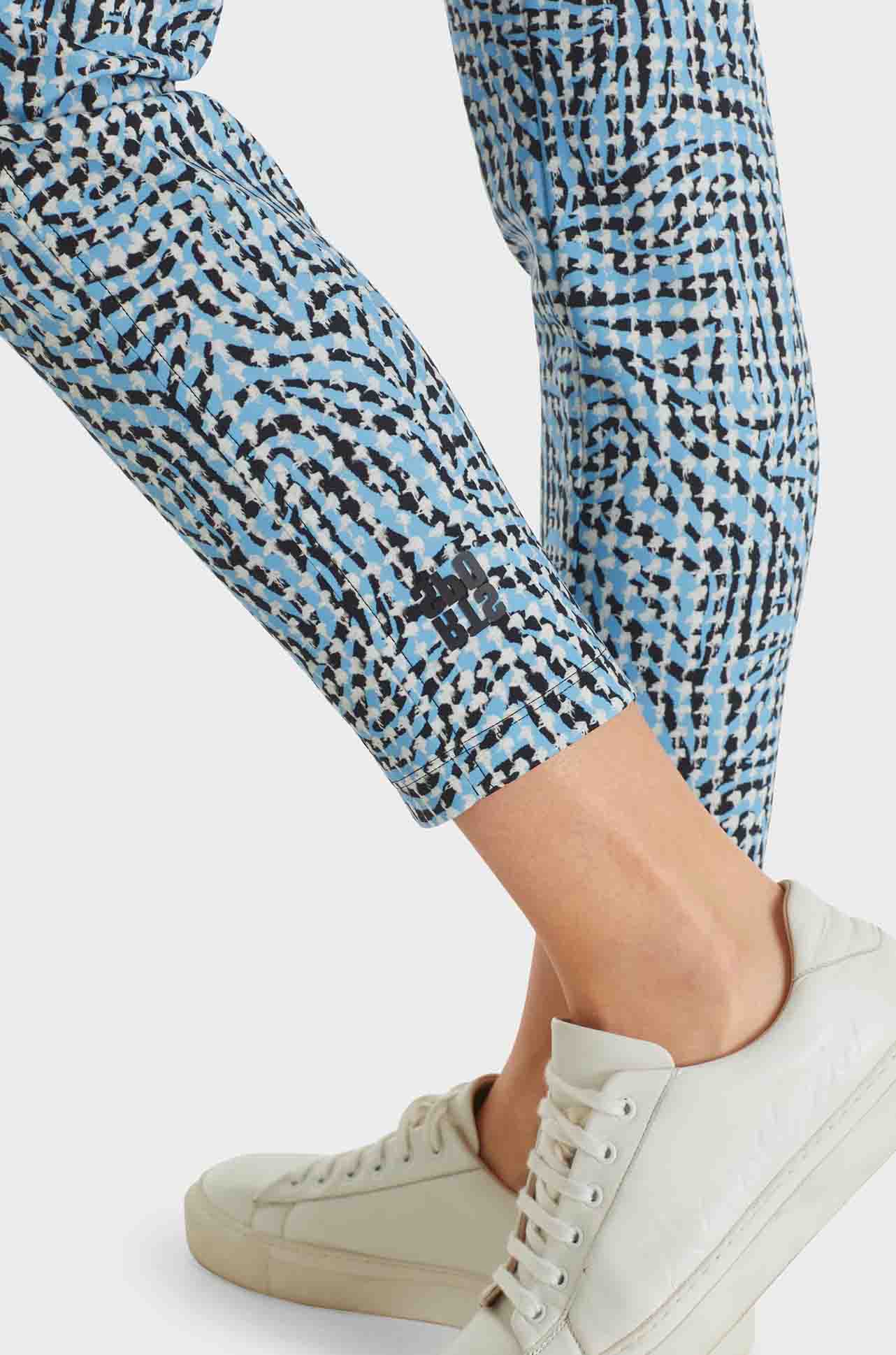 Marc Cain - Pepita Pattern Stretch Scuba Pant