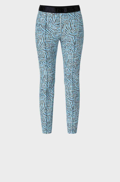 Marc Cain - Pepita Pattern Stretch Scuba Pant