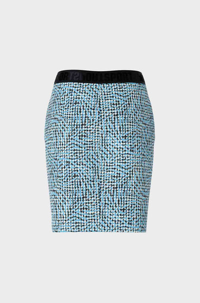 Marc Cain - Pepita Pattern Stretch Skirt