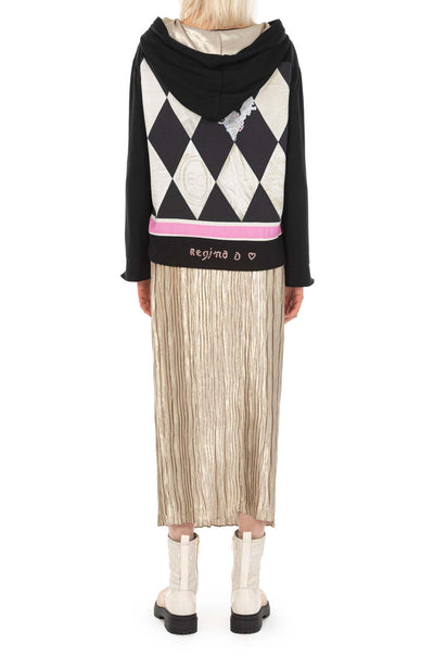 Elisa Cavaletti - Print Back Hooded Sweater