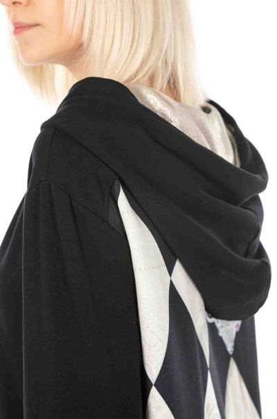 Elisa Cavaletti - Print Back Hooded Sweater