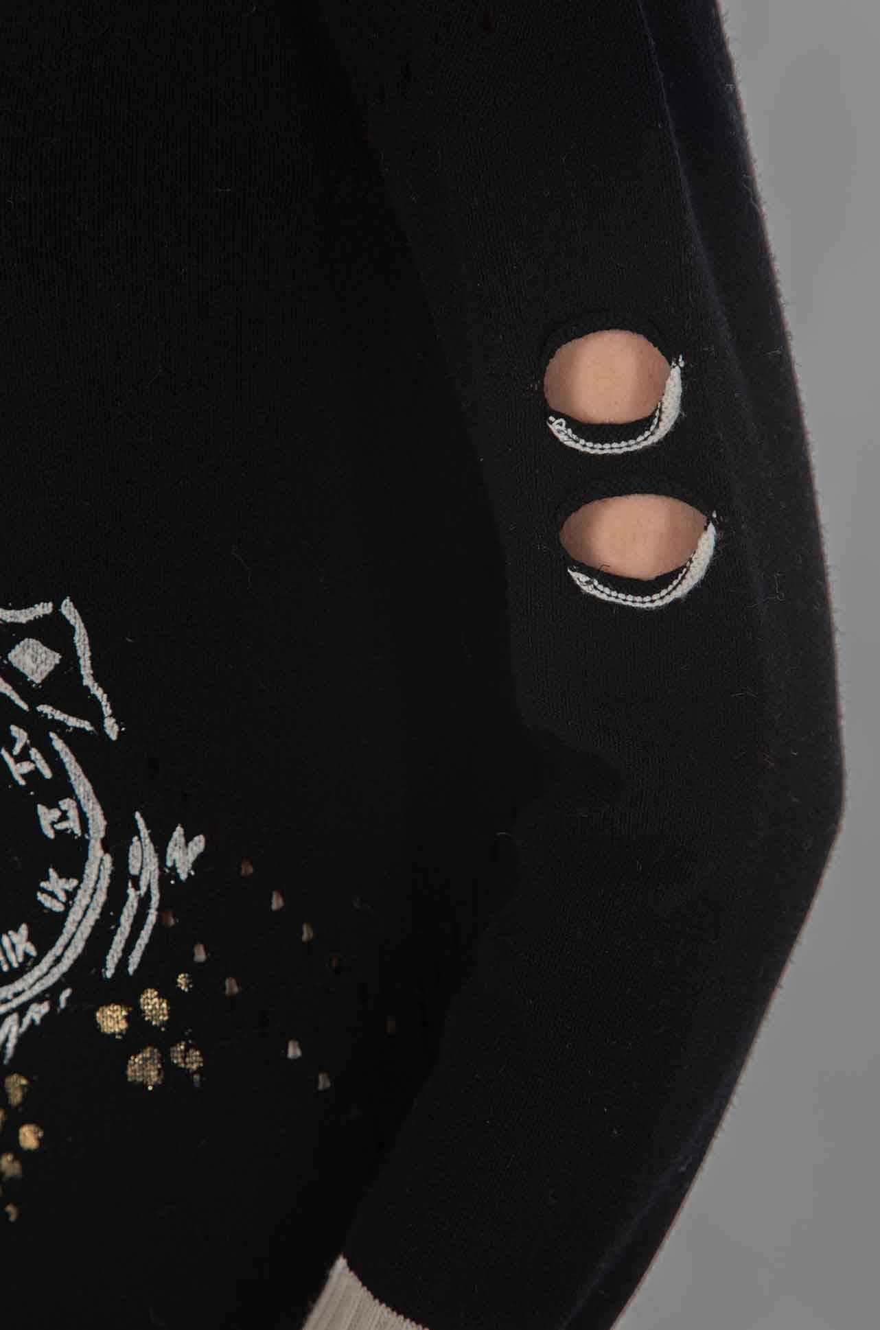 Elisa Cavaletti - Print Cut Out Knit