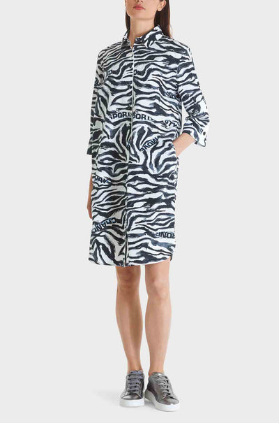 Marc Cain - Rethink Together Zebra Print Shirt Dress