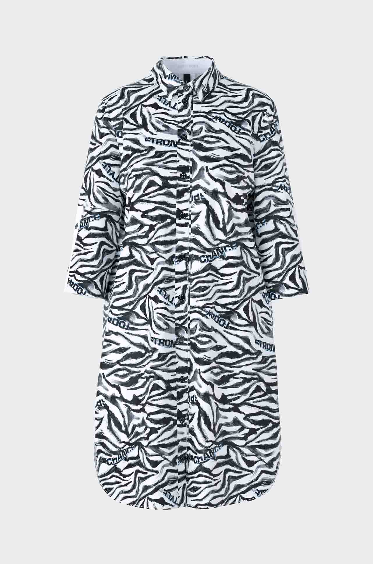 Marc Cain - Rethink Together Zebra Print Shirt Dress
