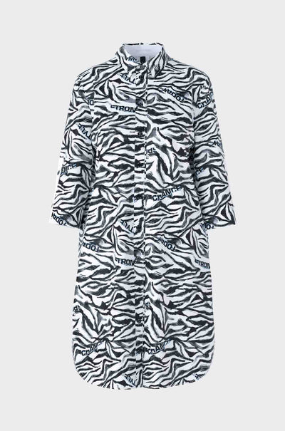 Marc Cain - Rethink Together Zebra Print Shirt Dress