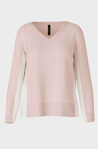 Marc Cain - V-Neck Rib Side Sweater