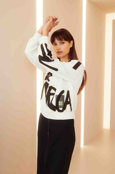 Marc Cain - Sweatshirt w/ Letter Print