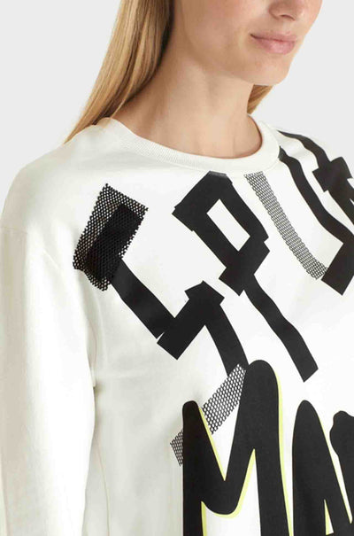 Marc Cain - Sweatshirt w/ Letter Print