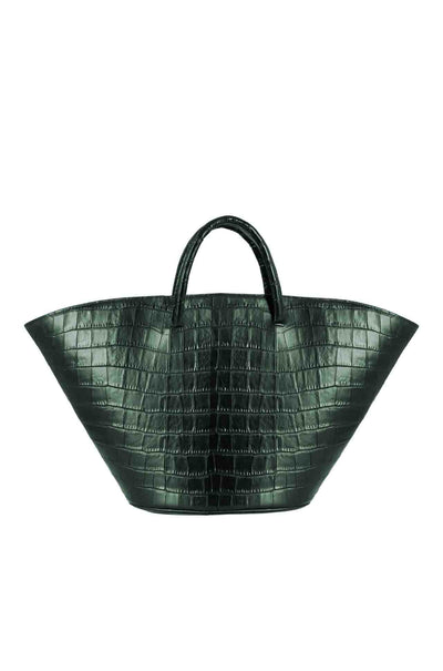Trelise Cooper - What The Croc Tote Away Handbag in Forest