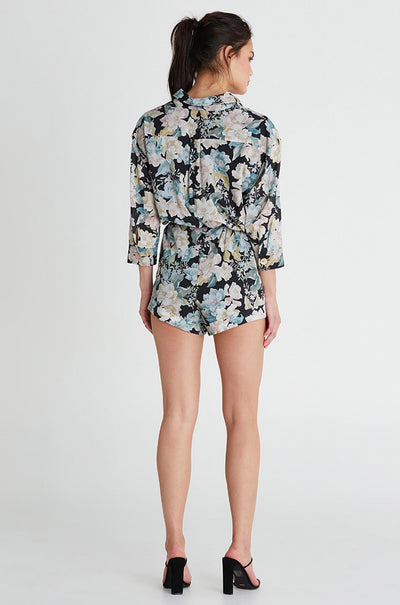 We Are Kindred - Talulah Playsuit in Noir Blossom