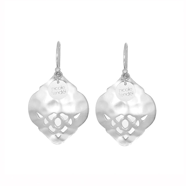 Nicole Fendel Jewellery - Zelda Large Earrings in Silver
