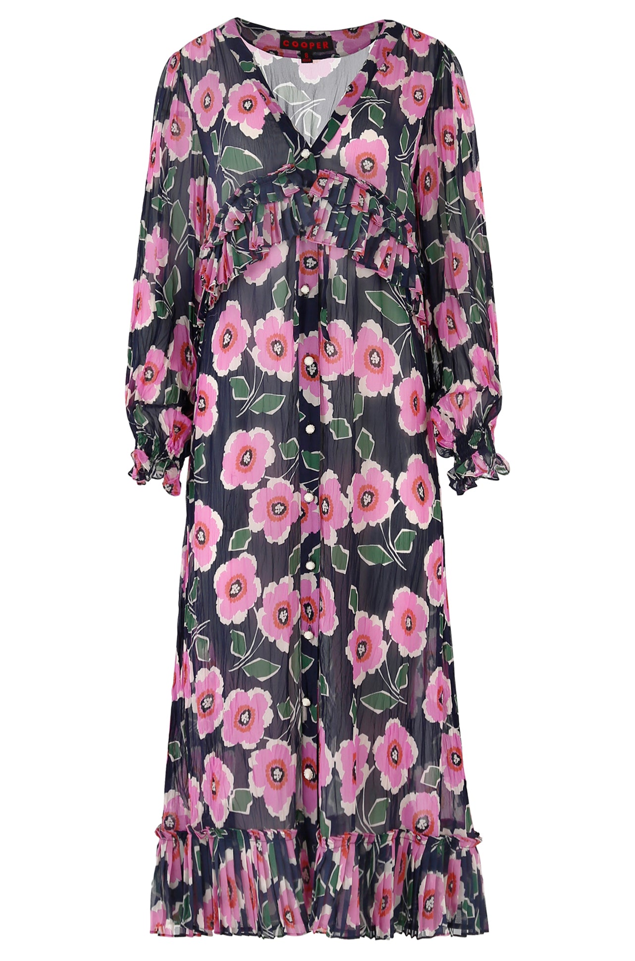Cooper - Posy Days Ahead Pleating Point Dress