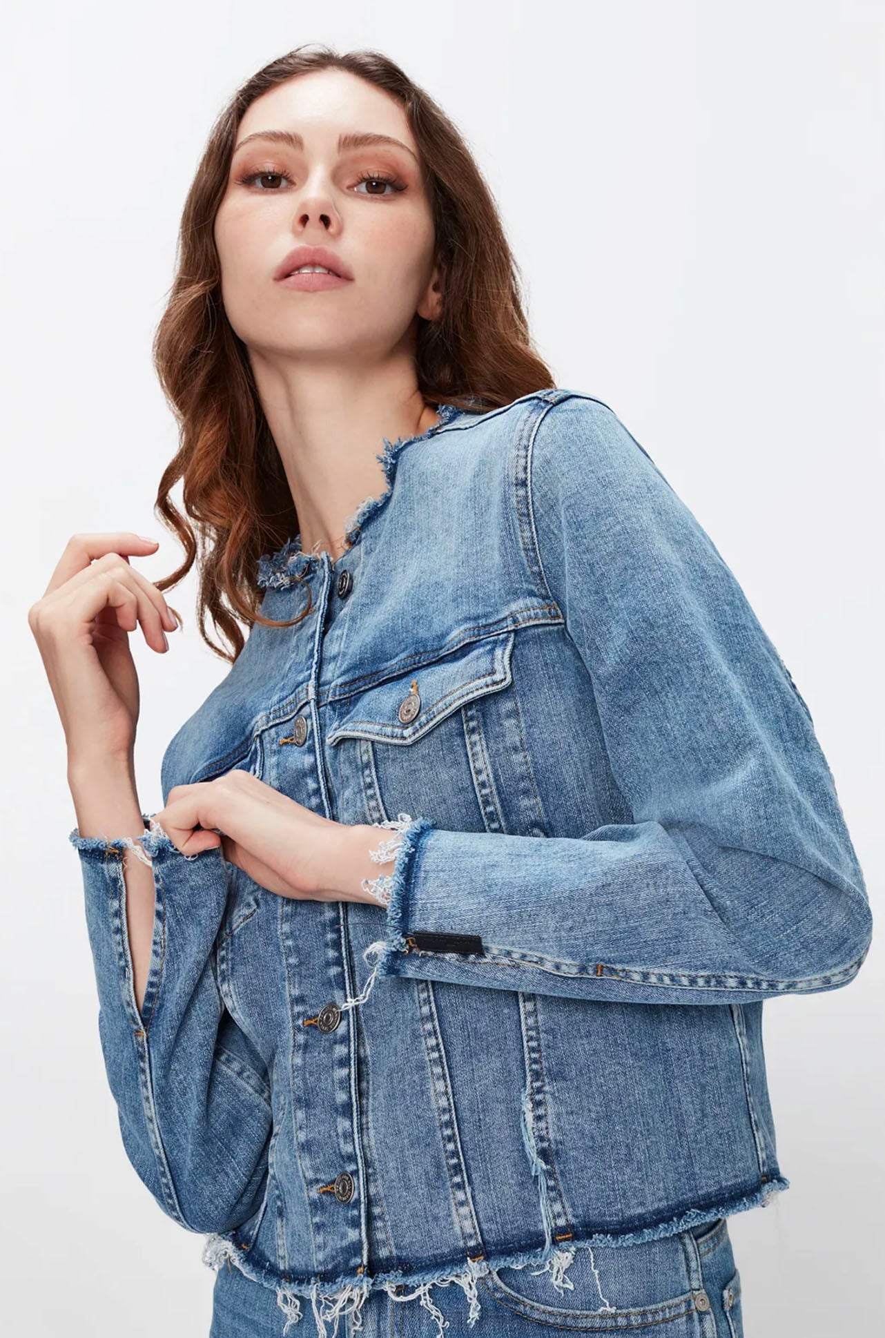 7 For All Mankind - Koko Jacket in Slim Illusion