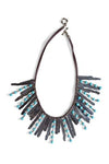 Mulberry Mongoose - Organic Turquoise Snare Necklace