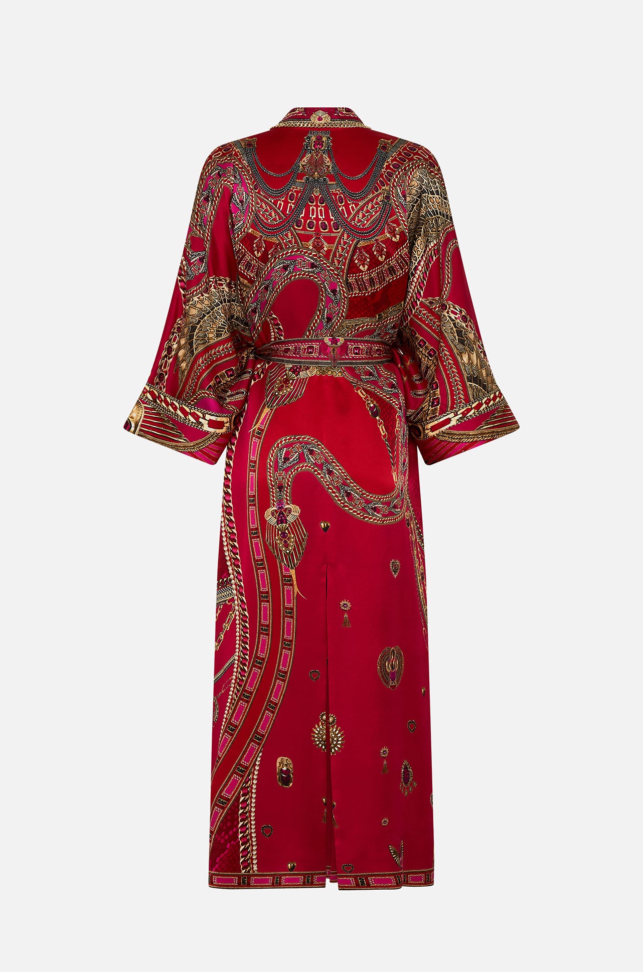 Camilla Kissed By A Cobra Long Robe with Narrow Collar Zambezee